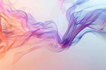 3D rendering of a minimalist abstract background with foggy wind and a 1000-color blend. AI Image
