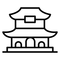 Korean palace icon