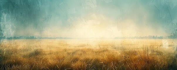 Muted tones evoke the serene beauty of the Savannah field in this abstract background.