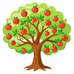 apple tree with apples