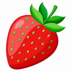 Obraz premium strawberry illustration