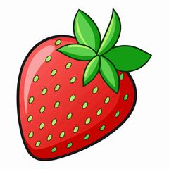 Obraz premium strawberry illustration