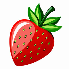 Fototapeta premium strawberry illustration