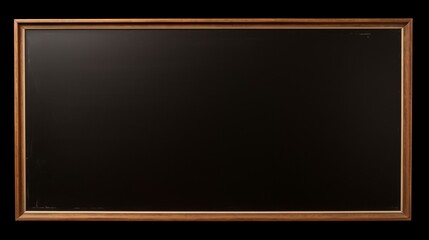 Fresh, clean chalkboard ready for use