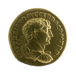 Trajan  -  Roman emperor. Aureus