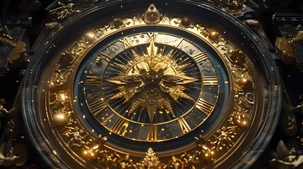 Fototapeta premium astronomical clock