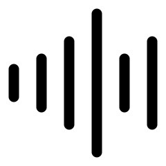 audio waves vector illustration asset element