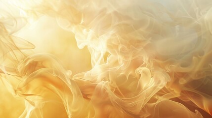 3D Minimalist Abstract Coffee Background with Foggy Wind Ambiance AI Image