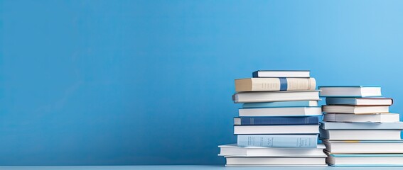 teacher standing with arms crossed in the photo, in the style of bright backgrounds, white and blue, aluminum, panoramic scale, texture-rich, petcore, 3840x2160 with generative ai