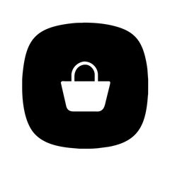 Mall icon vector graphics element silhouette sign symbol illustration on a Transparent Background