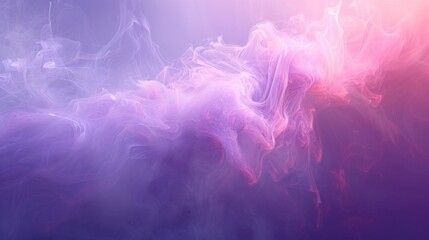 3D Rendering of Minimalist Abstract Combine of Purple-Pink Colors Foggy Wind Background AI Image - obrazy, fototapety, plakaty