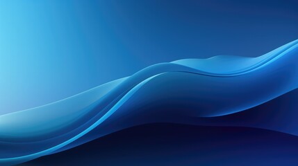 Blue gradient wave deep sea layer concept vector abstract background