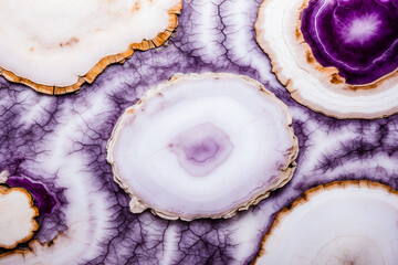 marble with white brown and purple streaks