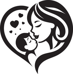 mom and baby logo