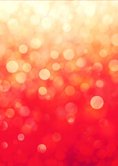 Red bokeh vertical background for Banner, Poster, ad, celebration, event and various design works