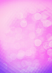 Pink bokeh vertical background for Banner, Poster, ad, celebration, event and various design works