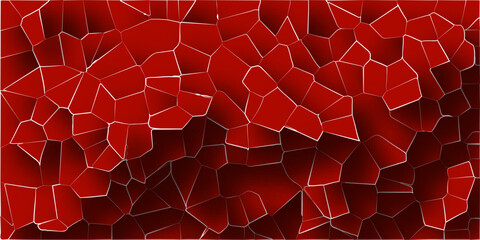 Obraz premium 3D stained broken glass quartz vonoroi diagram vector background.Samless pattern geometric retro tiles pattern vintage vector background for professional use.