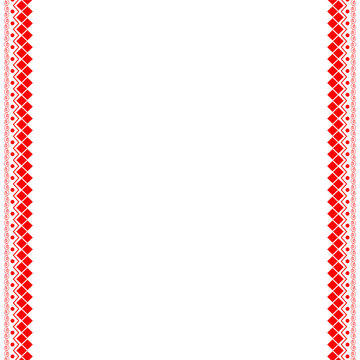 Vector illustration of assamese pattern border