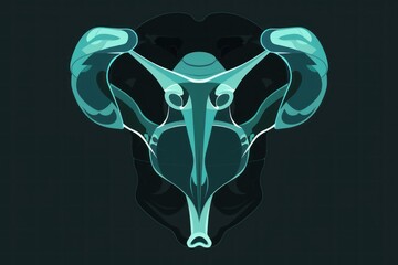 uterus and its fenugreek icon