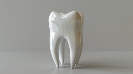 3D model of a single tooth