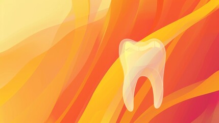 Abstract background template of dental and tooth