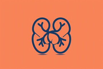 kidney icon vector illustration