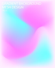 Abstract blurred gradient background design. Colorful background blurred gradient pastel color palette. Gradient Mesh Design-19