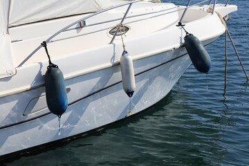 Yacht fenders in Italy