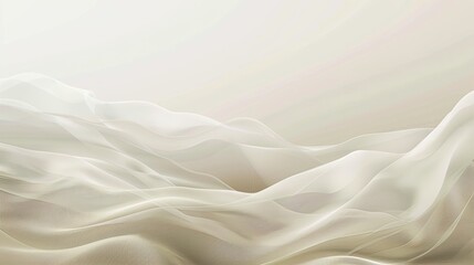 Minimalist Abstract Earth Tones Background with Foggy Wind, Presented in 3D AI Image