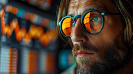 Amidst a digital symphony, a thoughtful data scientist orchestrates the harmony of information, sculpting insights from the cacophony.
