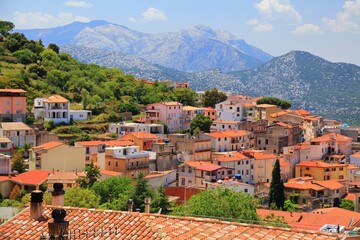 Dorgali town in Sardinia, Italy