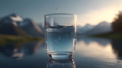 glass of water