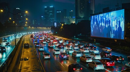 Cinematic Urban Traffic Jam