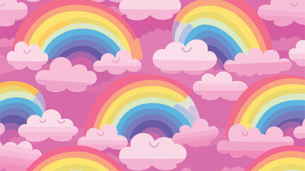Seamless pattern LGBTQ or pride concept or rainbow