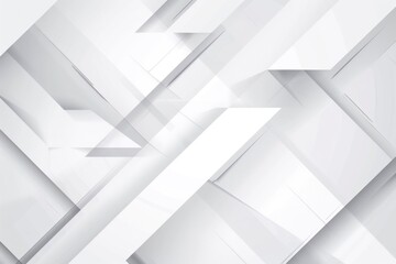 Abstract grey and white background with futuristic shapes