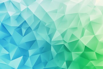 abstract geometric background with gradient of blue and green - 782095173