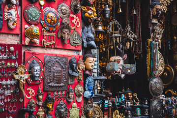 souvenir shop at kathmandu street, nepal	 - 782100117