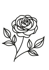 Rose SVG, Roses SVG, Rose Silhouette, Flower SVG, Rose Clipart, Rose Cricut, Cut file, SVG, Rose Design