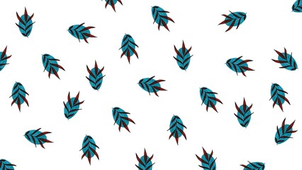 Hand drawn, colorful, minimal yet elegant, floral pattern background design for greeting card, banner, thank you card, seasonal greeting, post card, wall paper, fabric print, wrapping paper.