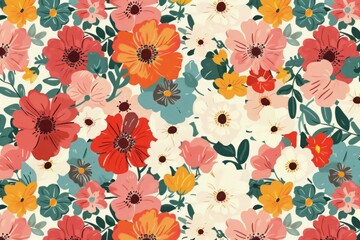 Vibrant Orange, Red, and Yellow Flowers Arranged Beautifully on a Clean White Background