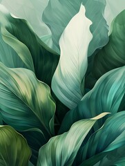 Minimalist foliage backdrop: Calathea Orbifolia tree in muted tones, enhancing visual appeal.