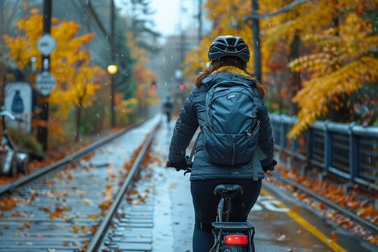 A sustainable transportation campaign promoting walking, cycling, and public transit to reduce carbon emissions and air pollution