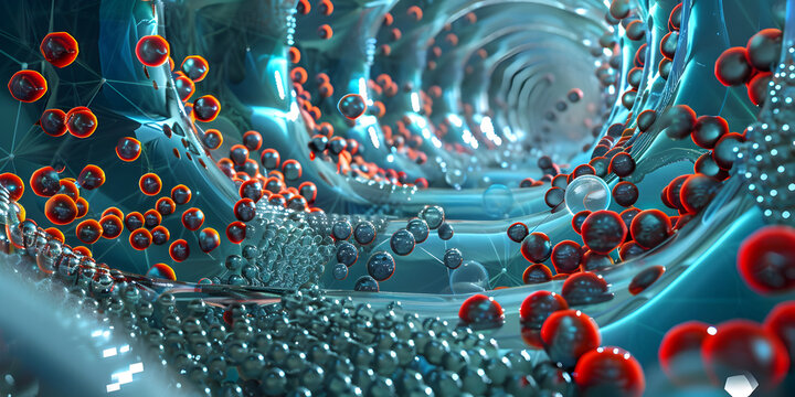 Inside the Artery: The Lifeline of Cellular Transport"