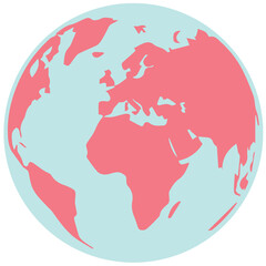 World map vector illustration isolated on white background. classic modern diseign