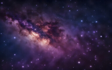 Starry night sky texture, deep blues and purples with sparkling stars, cosmic and serene abstract background