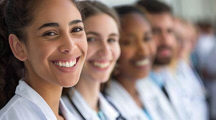Doctors Crew in Line, Providing Professional Healthcare. - 782122178