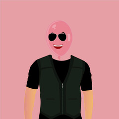 person in sunglasses