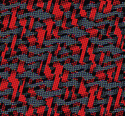 Red abstract psychedelic stripes for digital wallpaper design. Line art pattern. Trendy texture. Monochrome design.Black and white. Geometry curve lines pattern. Futuristic concept