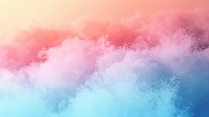 Obraz premium Minimalist Abstract Summer Background with Foggy Wind, Presented in 3D AI Image