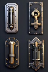 lock. Real estate rent house or buy new home concept.